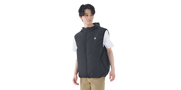 LOGOS / Outdoor Cool Fan Vest, Black, Size M画像10