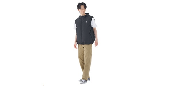 LOGOS / Outdoor Cool Fan Vest, Black, Size M画像15