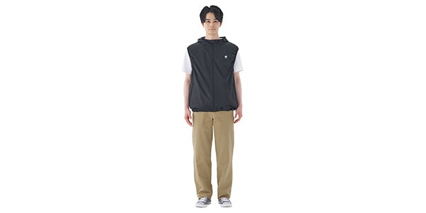 LOGOS / Outdoor Cool Fan Vest, Black, Size M画像18