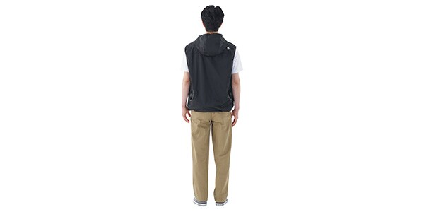LOGOS / Outdoor Cool Fan Vest, Black, Size M画像19