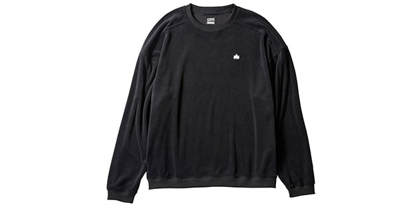 LOGOS / ボディリカバリーベロアスウェット　ブラック　L