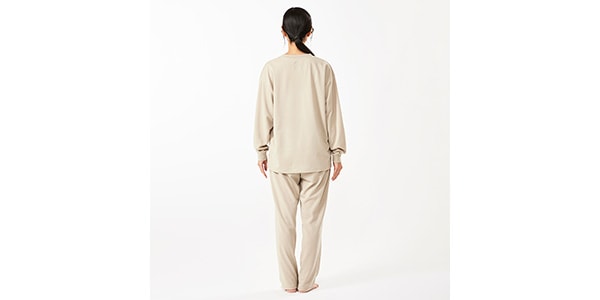 LOGOS / LOGOS by LIPNER リカバリーパンツ　ベージュ　S画像7