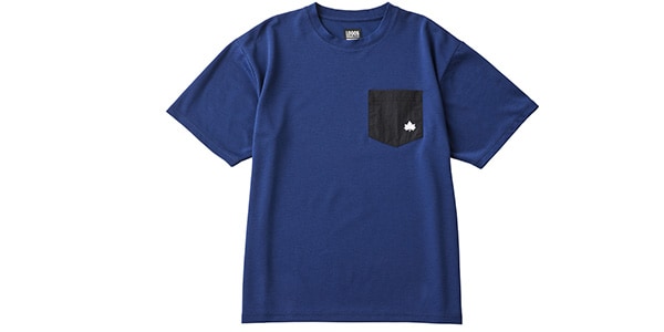 LOGOS / LOGOS by LIPNER ボディリカバリーTシャツ　ネイビー　M
