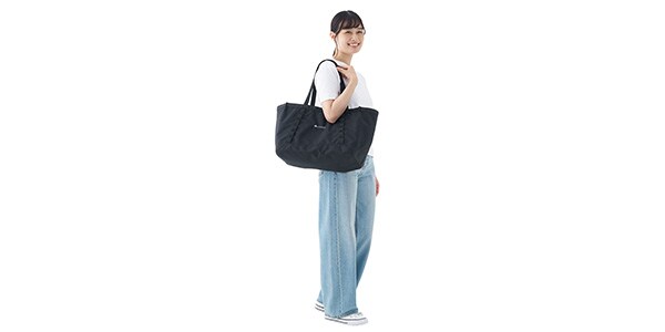 LOGOS / LOGOS DryCore トートバッグ ネイビー画像6