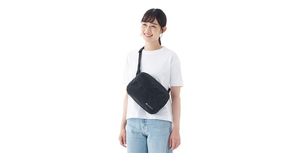 LOGOS / LOGOS DryCore ボディバッグ ブラック画像4