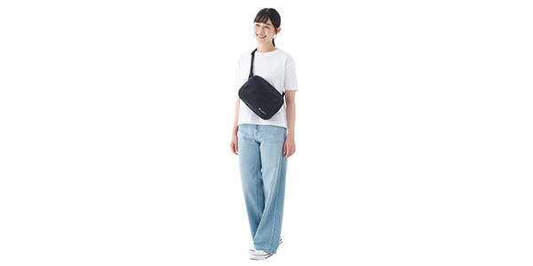 LOGOS / LOGOS DryCore ボディバッグ ブラック画像5