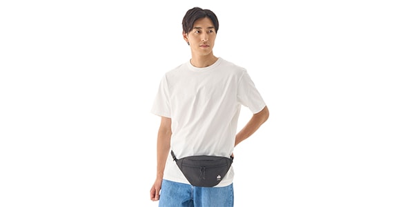 LOGOS / Waist Pouch Black画像5