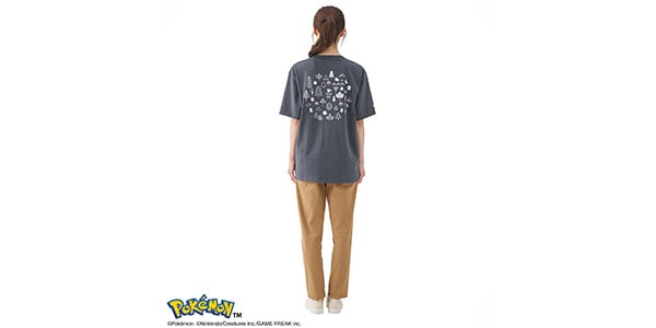 LOGOS ( ロゴス )  / ポケモン Tシャツ チャコール XL画像5