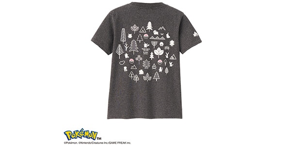 LOGOS ( ロゴス )  / ポケモン KIDS Tシャツ チャコール 130画像2