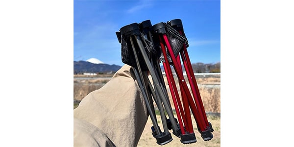 LOGOS ( ロゴス )  / 7075 キュービックチェア-AF レッド画像5