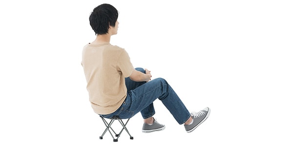 LOGOS ( ロゴス )  / 7075 キュービックチェア グレー画像2