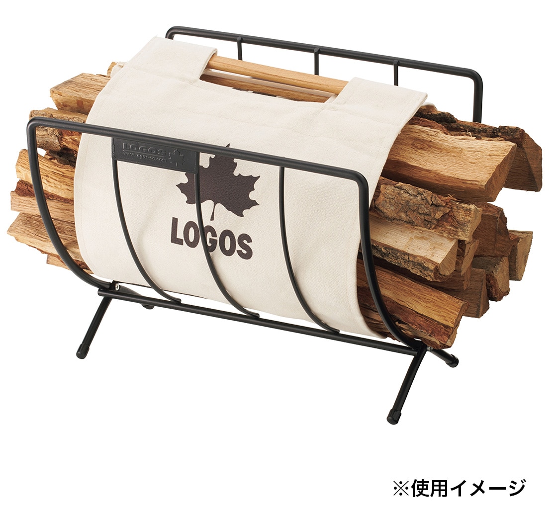 LOGOS ( ロゴス ) &gt;LOGOS 薪ラックテーブル 送料無料 サウンドハウス