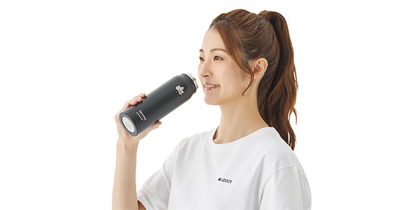 LOGOS / ThermoWall Vacuum Insulated Carry Bottle 500ml Black画像3