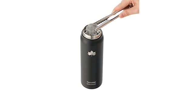 LOGOS / ThermoWall Vacuum Insulated Carbonated Bottle 500ml Ice Gray画像12