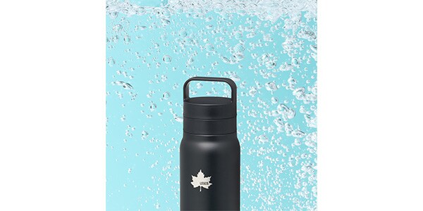 LOGOS / ThermoWall Vacuum Insulated Carbonated Bottle 500ml Ice Gray画像13