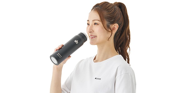 LOGOS / ThermoWall Vacuum Insulated Carbonated Bottle 500ml Ice Gray画像15