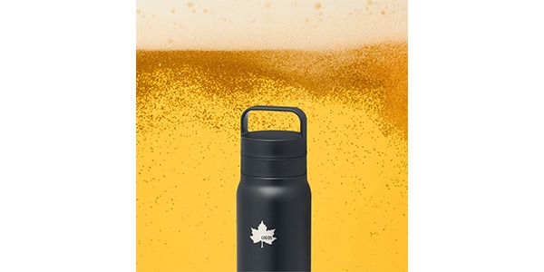 LOGOS / ThermoWall Vacuum Insulated Carbonated Bottle 500ml Ash Blue画像14