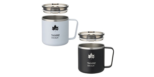 LOGOS / ThermoWall Vacuum Insulated Mug 330ml Black画像3