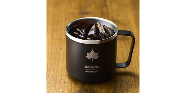 LOGOS / ThermoWall Vacuum Insulated Mug 330ml Black画像6