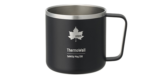 LOGOS / ThermoWall Vacuum Insulated Mug 330ml Ice Gray画像4