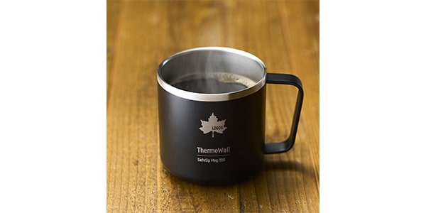 LOGOS / ThermoWall Vacuum Insulated Mug 330ml Ice Gray画像7