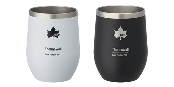 LOGOS / ThermoWall Vacuum Insulated Cafe Tumbler 360ml Black画像2