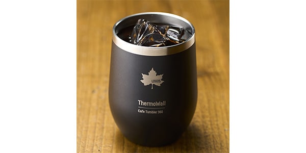 LOGOS / ThermoWall Vacuum Insulated Cafe Tumbler 360ml Black画像3