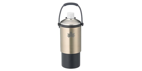 LOGOS / Vacuum-Insulated PET Bottle Cylinder – Hot & Cold Compatible