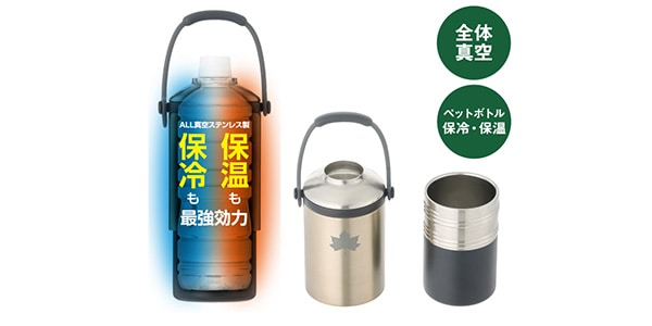 LOGOS / 真空「温・冷」ペットボトルシリンダー　グリーン画像21