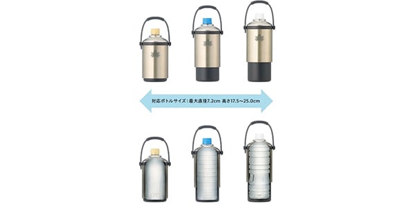 LOGOS / 真空「温・冷」ペットボトルシリンダー　グリーン画像23