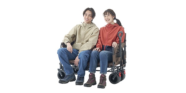 LOGOS / チェアfor2 キャリーカート画像2