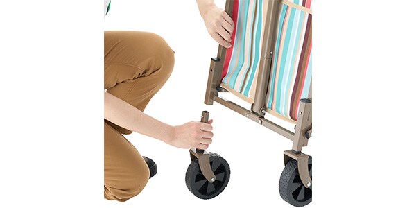 LOGOS ( ロゴス )  / 丸洗いバッグインキャリーカート（ブルーストライプ）画像14