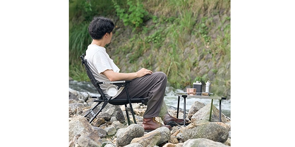 WAQ ( ワック )  / Reclining Mid Chair BLACK画像11