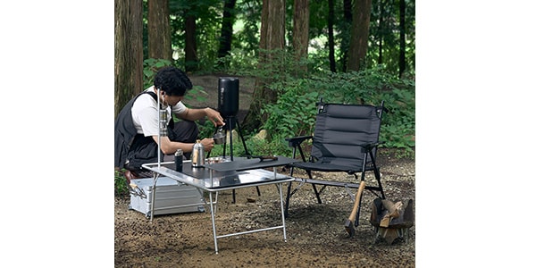 WAQ ( ワック )  / Reclining Mid Chair BLACK画像9
