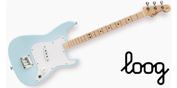 Loog ( ルーグ )  / Fender X Loog Stratocaster Sonic Blue