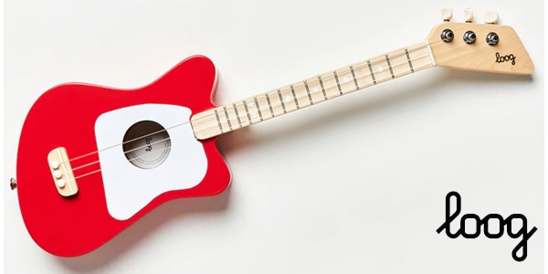 Loog/Mini Acoustic Guitars Red