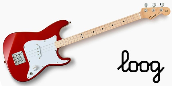 Loog / Fender x Loog Stratocaster Candy Apple Red