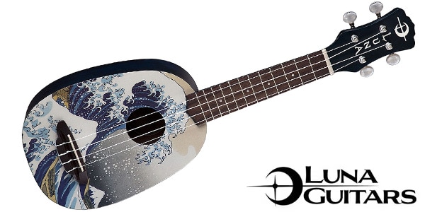 LUNA GUITARS ( ルナギターズ )  / Uke Great Wave Pineapple w/Gigbag