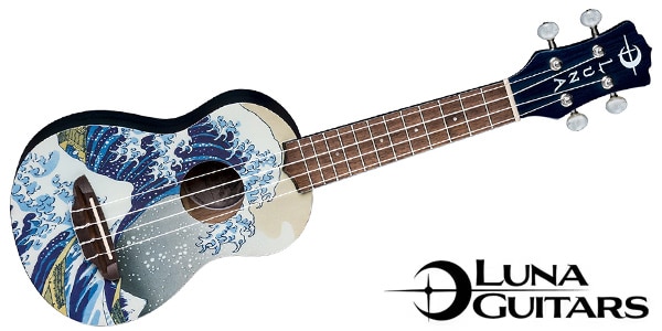 LUNA GUITARS ( ルナギターズ )  / Uke Great Wave Soprano w/Gigbag