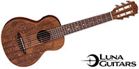 LUNA GUITARS Uke Henna Dragon Guitarlele w/Preamp