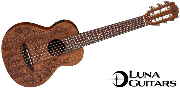 LUNA GUITARS/Uke Henna Dragon Guitarlele w/Preamp