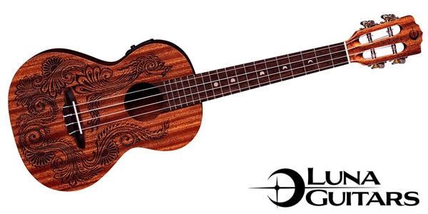 LUNA GUITARS / Uke Henna Dragon Mahogany Tenor w/Preamp
