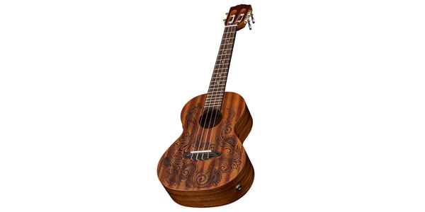 LUNA GUITARS / Uke Henna Dragon Mahogany Tenor w/Preamp画像2