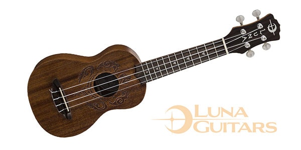 LUNA GUITARS ( ルナギターズ ) Uke HONU Turtle Soprano Pack w/Acc