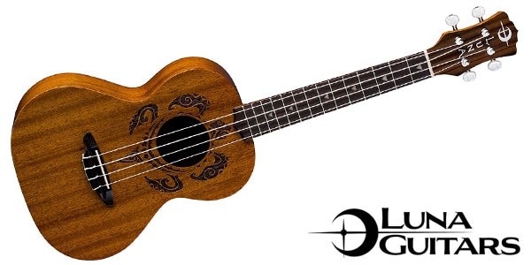 LUNA GUITARS ( ルナギターズ )  / Uke HONU Tribal Turtle Tenor w/Gigbag