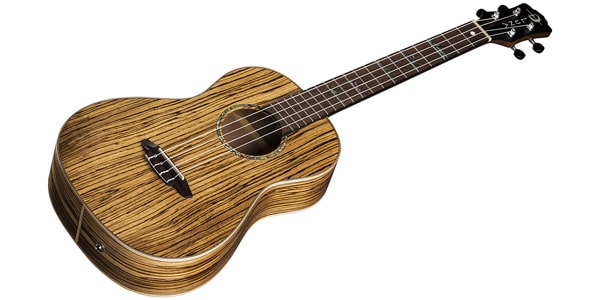 LUNA GUITARS / Uke High Tide Zebrawood Baritone画像3