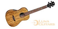 LUNA GUITARS / Uke High Tide Zebrawood Baritone