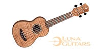 LUNA GUITARS Uke High Tide Exotic Mahogany Soprano