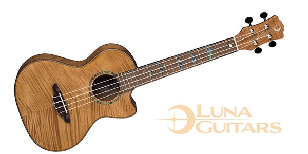 LUNA GUITARS/Uke High Tide Exotic Mahogany Tenor