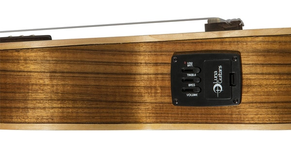 LUNA GUITARS ( ルナギターズ )  / Uke High Tide Ovangkol Tenor w/Preamp画像2